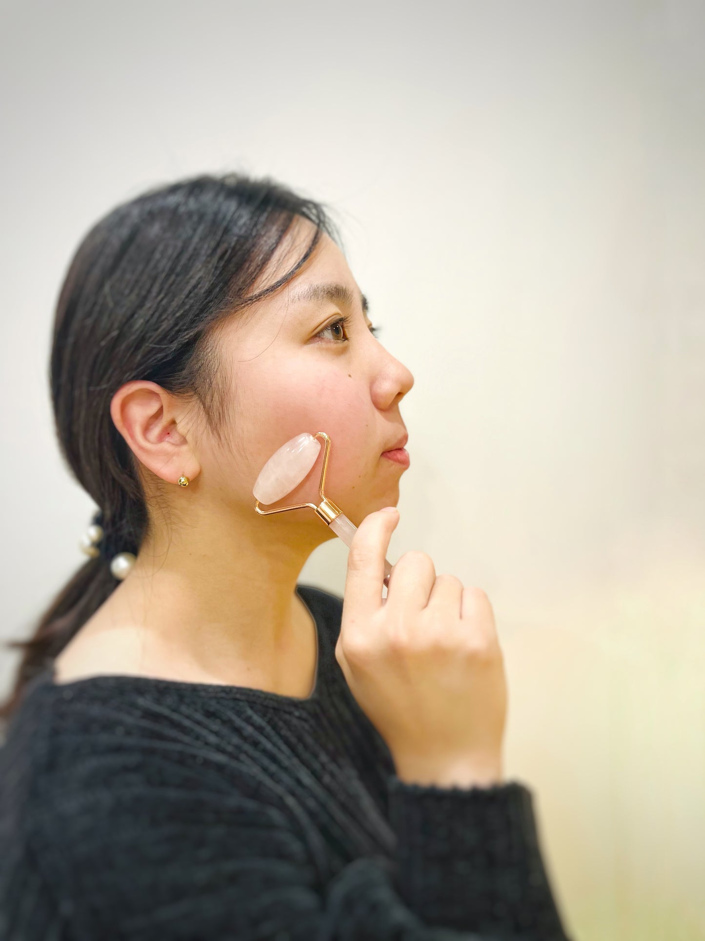 SNOW FOX SKINCARE(スノー フォックス スキンケア) ローズクォーツフェイシャルローラー